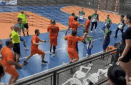 VÍDEO: briga generalizada interrompe partida de handebol em Rondônia