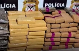 Lancha com 200 kg de maconha é apreendida no rio Guaporé durante operação policial