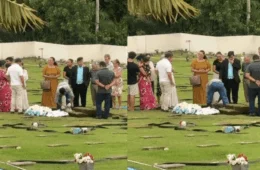 Sob forte comoção, bebê que havia ‘voltado a viver’ é sepultado no Acre