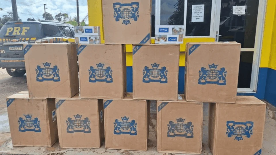 Polícia Rodoviária Federal apreende 5 mil maços de cigarros contrabandeados no interior do Acre