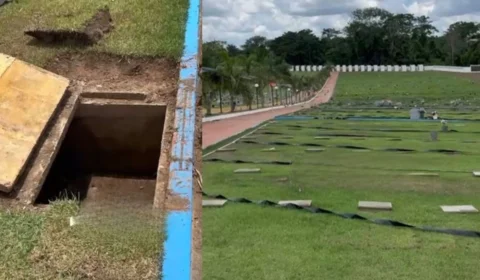 Sepultamento é interrompido após bebê recém-nascida chorar dentro de caixão em cemitério