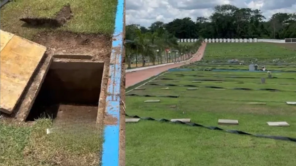 Sepultamento é interrompido após bebê recém-nascida chorar dentro de caixão em cemitério