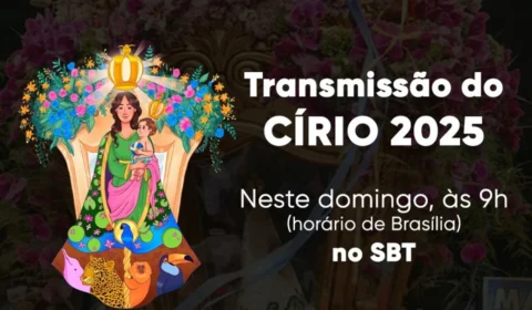 Círio de Nazaré 2025 será transmitido ao vivo pelo SBT neste domingo (12)