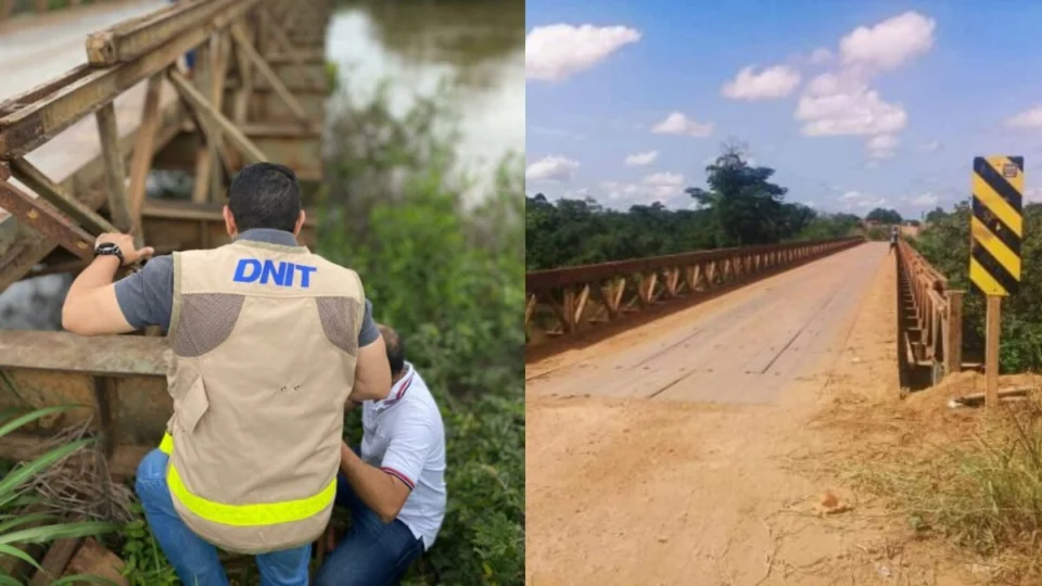 DNIT declara situação de emergência em ponte sobre o Rio Cachorro no Cantá