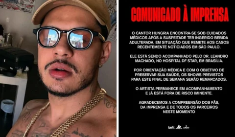 Hungria é internado em UTI após suspeita de bebida adulterada com metanol