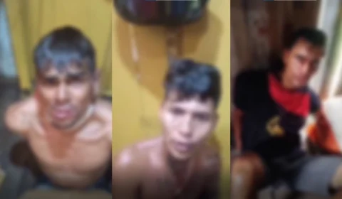 Homens são torturados em ‘tribunal do crime’ em Manacapuru; vídeo mostra vítimas pedindo para que não roubem mais