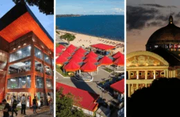 TV Norte Amazonas realiza programas ao vivo de pontos turísticos no aniversário de Manaus