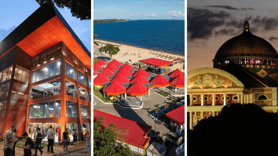 TV Norte Amazonas realiza programas ao vivo de pontos turísticos no aniversário de Manaus