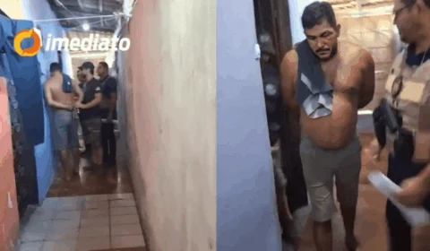VÍDEO: Homem é preso acusado de matar vizinho a pauladas em Manaus