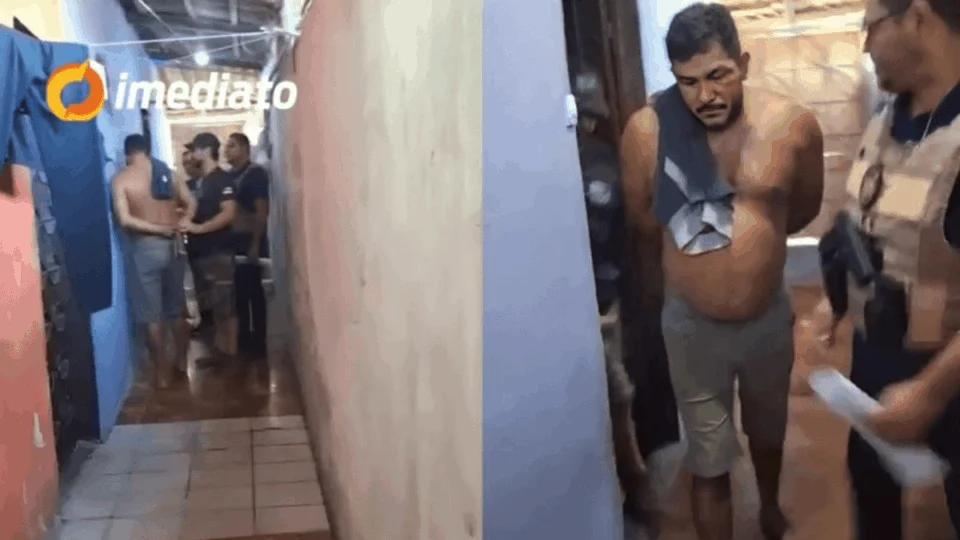 VÍDEO: Homem é preso acusado de matar vizinho a pauladas em Manaus