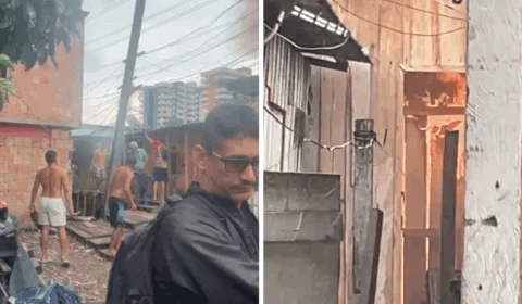 VÍDEO: Incêndio em Manaus atinge casas de madeira e se alastra rapidamente