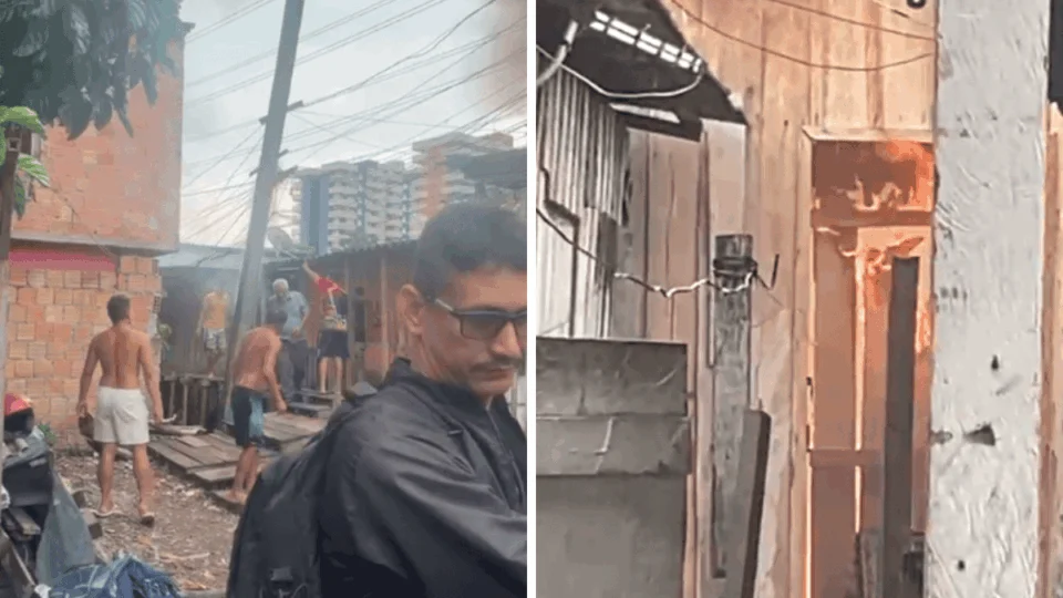 VÍDEO: Incêndio em Manaus atinge casas de madeira e se alastra rapidamente
