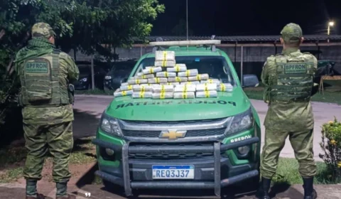 VÍDEO: Ação integrada da PM resulta em apreensão de 60 quilos de drogas em Guajará-Mirim (RO)