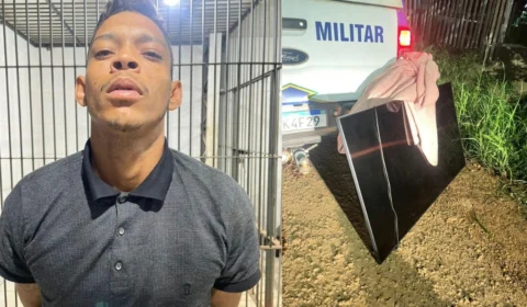 Criminoso é preso após tiroteio e perseguição policial em Porto Velho