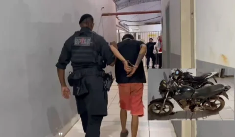 VÍDEO: Venezuelano é preso com moto roubada após perseguição em Porto Velho