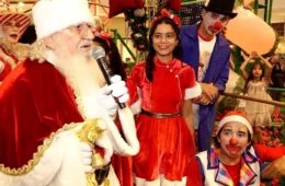 VÍDEO: Chegada do Papai Noel marca início das celebrações natalinas no Porto Velho Shopping