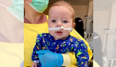 Bebê com grave condição cardíaca transferido do Acre para São Paulo recebe alta da UTI