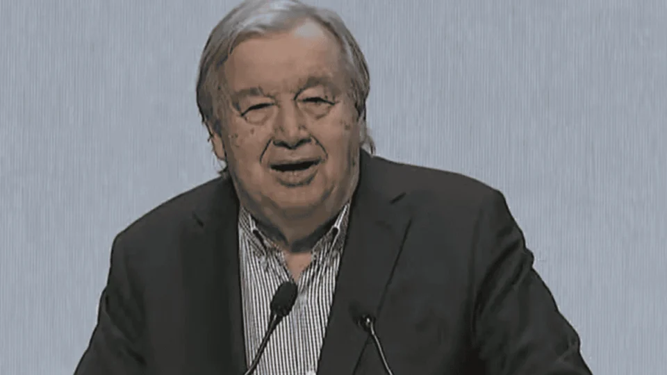 Com um sorriso, secretário-geral da ONU provoca Trump na COP30: ‘estamos esperando por você’