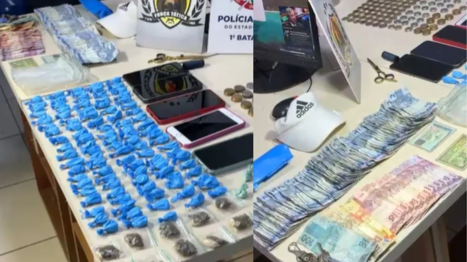 Polícia fecha ponto de tráfico à beira do Rio Acre e prende quatro suspeitos na capital