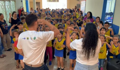 VÍDEO: Escola Pequeno Gênio recebe ação do projeto Nossa Escola Contra a Dengue