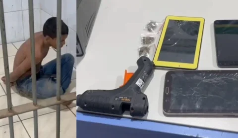 VÍDEO: Dupla invade casa e rouba moradores na zona Leste de Porto Velho; PM prende um dos suspeitos