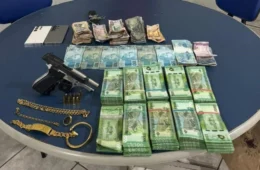 Guianense é preso com arma e mais de R$ 1 milhão em dinheiro no Centro