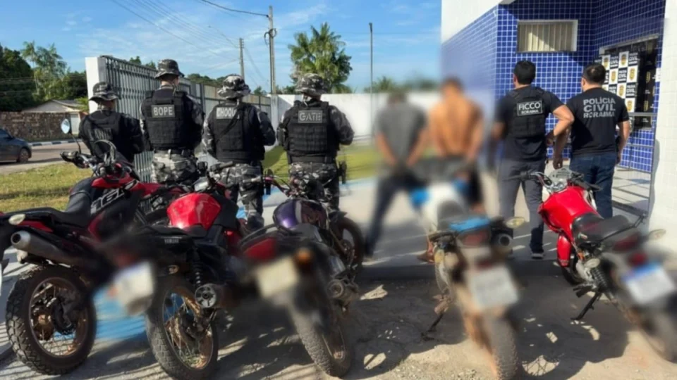 Quadrilha é desarticulada após furto de cinco motocicletas em Rorainópolis