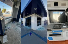 Homem quebra vidraças e é preso após ataque à agência bancária em Pacaraima