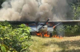 Avião vindo da Venezuela invade espaço aéreo e é destruído em área Yanomami