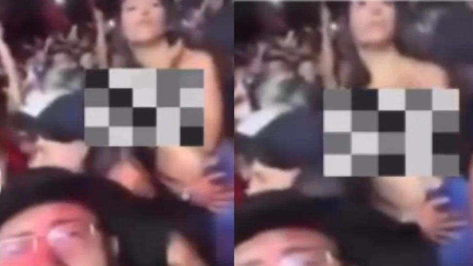 VÍDEO: Homem flagra mulher sem camisa durante show de Natanzinho Lima na Expoferr Show 2025
