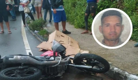 Motociclista de aplicativo morre em acidente com caminhão em Manaus