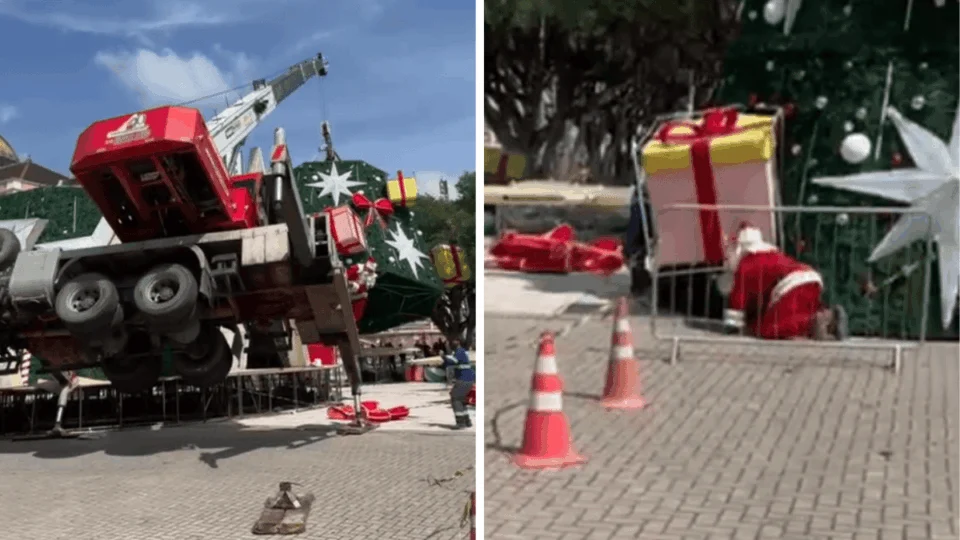 ‘Papai Noel’ é preso após tragédia na montagem da árvore de Natal em Manaus; saiba o porquê