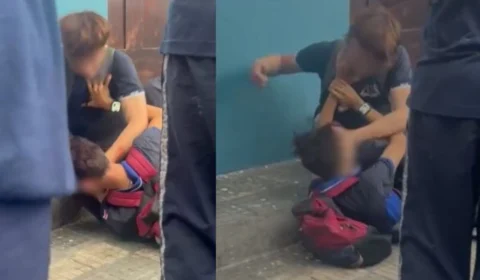 VÍDEO: Briga entre estudantes em Manaus deixa jovem ferido