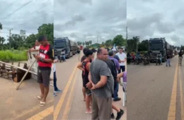 Moradores fecham BR-364 em protesto por melhorias em bairro de Rio Branco