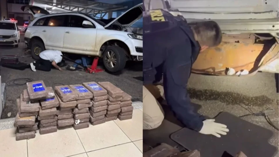 PRF apreende quase 93 kg de cocaína escondidos em fundo falso de veículo no Acre