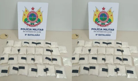 Polícia Militar apreende drogas em terreno abandonado no interior do Acre