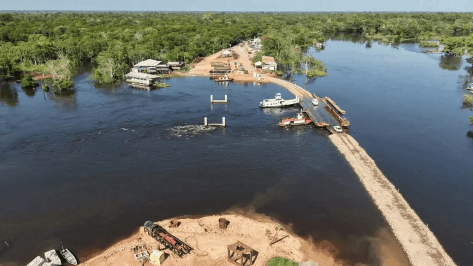 Segurança adia conclusão da ponte sobre o Rio Autaz Mirim na BR-319 para o primeiro trimestre de 2026