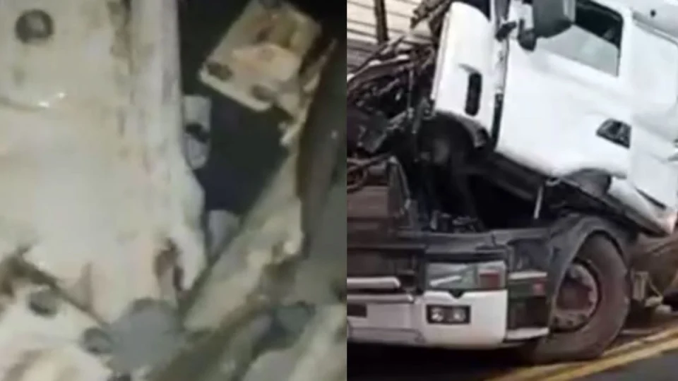 VÍDEO: Dois acidentes com veículos de carga são registrados em menos de 24 horas perto de Vilhena