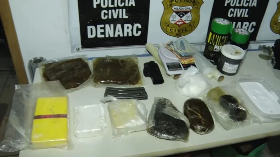 VÍDEO: Denarc apreende cinco quilos de drogas durante a Operação Fim de Ano em Porto Velho