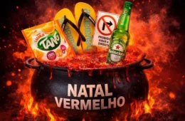 Coluna do Carlos Caldeira: Natal vermelho: Havaianas, Heineken, Tang e o medo de virar à direita