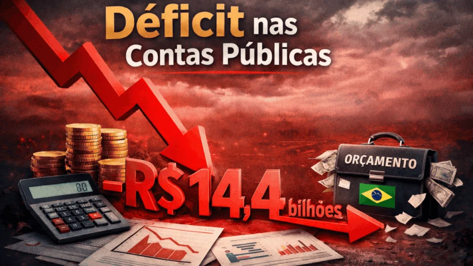 Banco Central aponta déficit de R$ 14,4 bilhões nas contas públicas em novembro