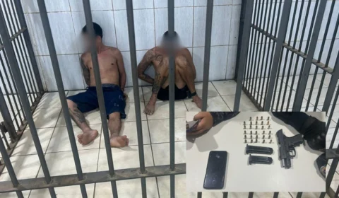 VÍDEO: PM prende dois integrantes de facção criminosa na região Central da capital