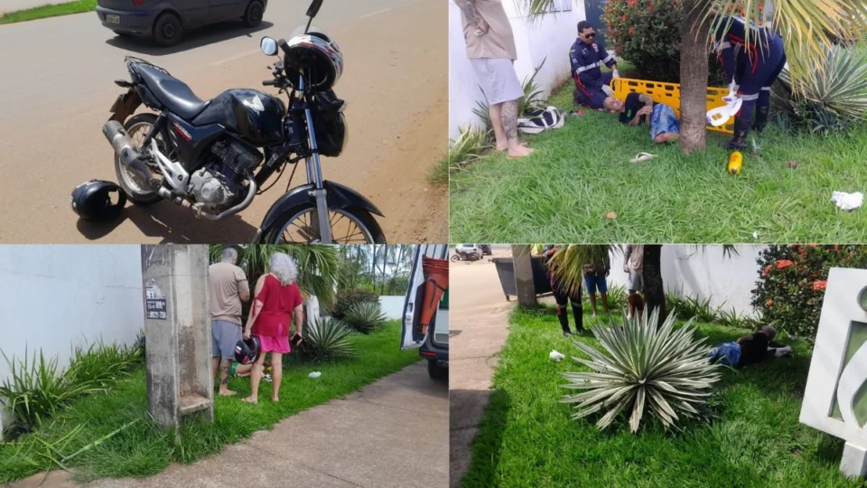 VÍDEO: Acidente entre motos deixa três pessoas gravemente feridas na zona leste de Porto Velho
