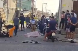 Casal morre após acidente envolvendo caminhão betoneira em Belém