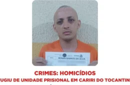 Saiba quem é o ‘Serial Killer da Rotatória’ que está foragido no Tocantins