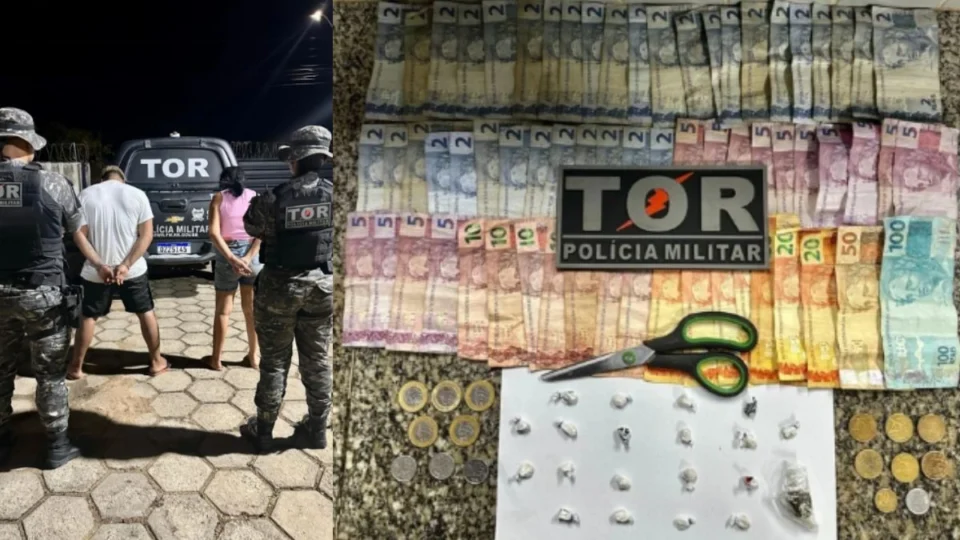Polícia flagra mulher e adolescente com drogas no bairro 13 de Setembro