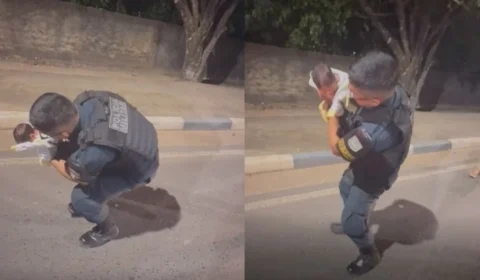 VÍDEO: Policial salva bebê engasgado com leite materno