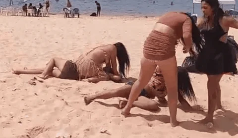 Briga entre mulheres vira tumulto generalizado em praia de Maués