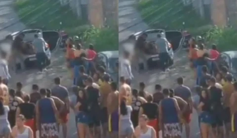 VÍDEO: Homem é baleado e carregado no porta-malas de carro em Manaus