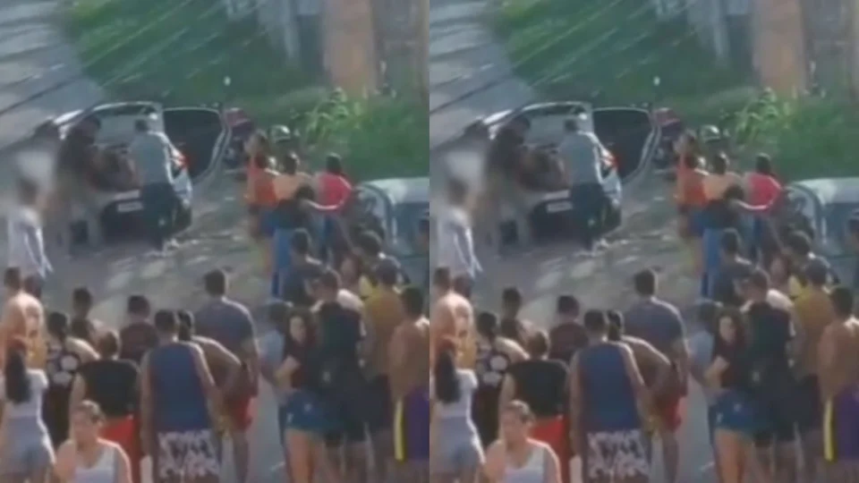 VÍDEO: Homem é baleado e carregado no porta-malas de carro em Manaus